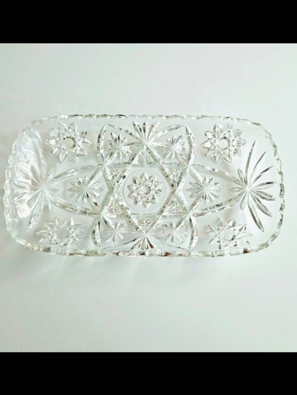 Vintage Anchor Hocking Glass Serving Tray